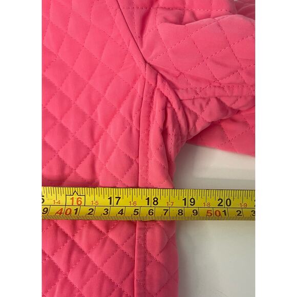ESPIRIT VTG Quilted Floral Reversible Pink Jacket Sz Small - Picture 8 of 9